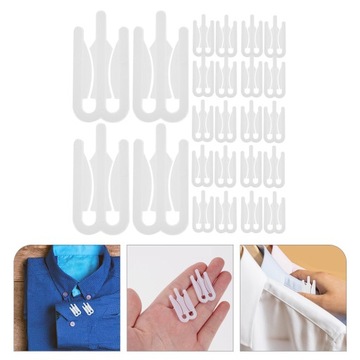 SPINKI DO KOSZULEK Z TYŁEM 200 SZT