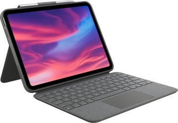 Интеллектуальный разъем Logitech Combo Touch Grey QWERTZ, немецкий