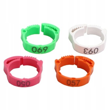 Маркеры-кольца для кур, гусей, птиц, 30 шт м4.