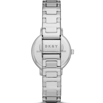 Srebrny zegarek DKNY Modernist z logo NY2838