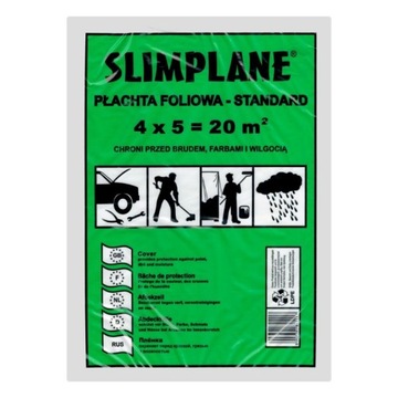 Folia malarska Simplane 5 m x 4 m