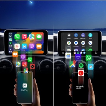 БЕСПРОВОДНОЙ МИНИ USB / USB-C АДАПТЕР ДЛЯ CARPLAY ANDROID AUTO IPHONE IOS