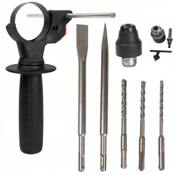 ПЕРФОРМАЦИОННАЯ ПЕРФОРАТОРНАЯ ДРЕЛЬ УДАРНАЯ ДРЕЛЬ SDS+ ПРОЧНЫЙ НАБОР КЕЙС