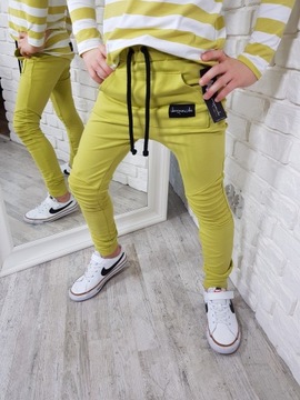 Базовые брюки Despacito салатового цвета 104