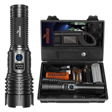Latarka Shadowhawk LED Akumulator 20000 Lumen Jasn
