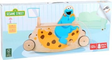 ДЕРЕВЯННЫЙ ВЕЛОСИПЕД Качалка 2-в-1 COOKIE MONSTER