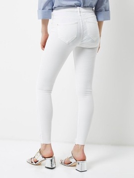 1H 64 RIVER ISLAND SPODNIE JEANS MOLLY SKINNY 38