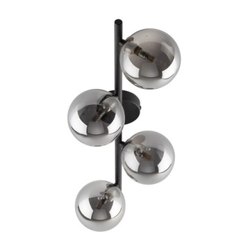 Потолочный светильник Ceiling Strip Ceiling Lamp, черный CEILING ESTER, 4 графитовых абажура