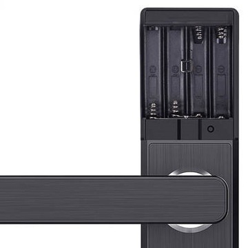 ЭЛЕКТРОННЫЙ ДВЕРНОЙ ЗАМОК, РУЧКА, КОД+RFID+ОТПЕЧАТКИ ПАЛЬЦЕВ TUYA SMART WIFI