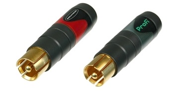 Wtyk RCA NEUTRIK NF2C-B/2 - Złącze RCA para CZINCZ