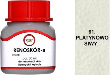 ПЛАТИНОВО-СЕРАЯ КОЖАНАЯ КРАСКА RENO ДЛЯ КОЖАНОЙ ОБУВИ WILBRA