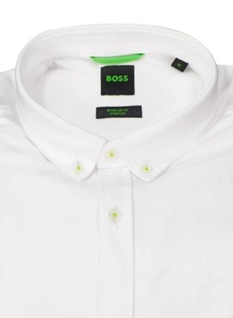 HUGO BOSS stylowa koszula regular fit WHITE L