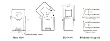Трансформатор тока SCT024TS 100А/5А 1%