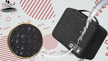 TORBA ORGANIZER NA KABLE ŁADOWARKI PODRÓŻ PRACY POJEMNA 5 RZEPÓW GRATIS XL