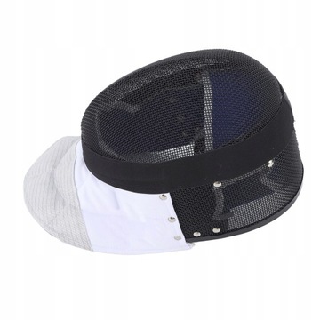 Sports mask for fencing. Protective helmet for