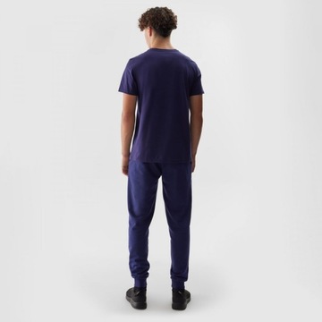 SPODNIE DRESOWE MĘSKIE 4F DRESY SPORTOWE JOGGERY BAWEŁNA WYGODNE SS24M603