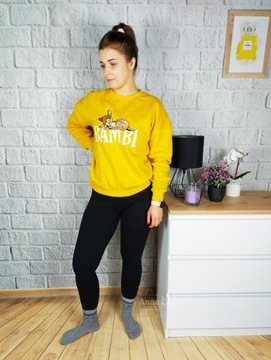 Legginsy Czarne Bambusowe Getry Miękkie 3XL/4XL