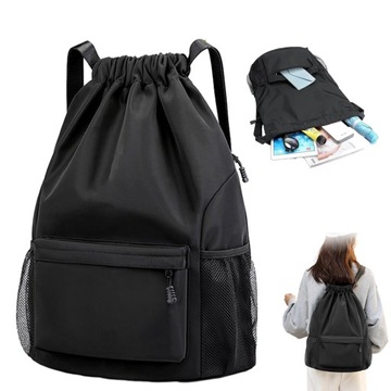 РЮКЗАК СУМКА ПЛЯЖНАЯ СУМКА ОБУВЬ ДЛЯ БАССЕЙНА ВОДОНЕПРОНИЦАЕМАЯ на молнии