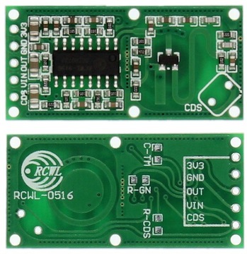 Микроволновой радарный датчик движения RCWL-0516 Arduino