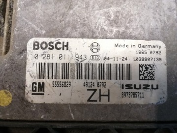 ŘÍZENÍ JEDNOTKA MOTORU OPEL ASTRA H 55556829