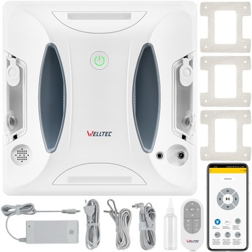 WELLTEC RX3 CLASSIC - ROBOT DO MYCIA OKIEN | 4000Pa | WiFi | PILOT