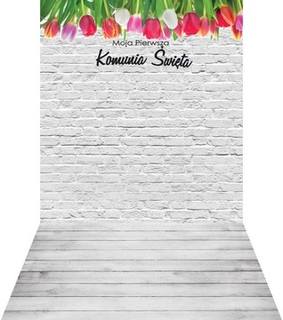 komunijne matowe TŁO komunia 180x400 KMN039