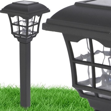 LAMPA SOLARNA ogrodowa wbijana LED lampka latarenka słupek na taras ogród