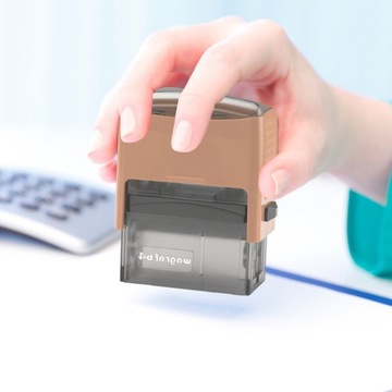 WAGRAF B4s ШТАМП ДЛЯ 8 СТРОК НАЗВАНИЕ КОМПАНИИ ОФИСНЫЙ ДИЗАЙН + ЛАСТИК