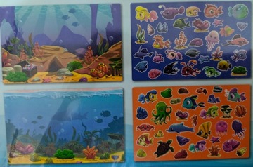 GRA MAGNETYCZNA PODWODNY ŚWIAT UKŁADANKA MAGNESY