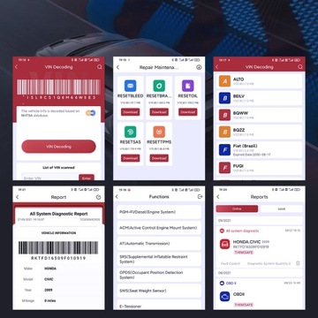 Thinkcar Thinksafe OBD2 Bluetooth-сканер для всей автомобильной системы