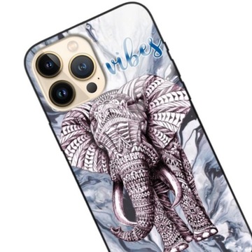 ETUI GLASS DO IPHONE 13 PRO MAX Boho Pastel Wzory