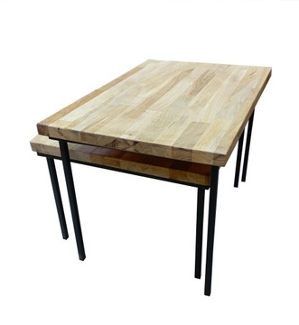 STOLIK KAWOWY ŁAWA LOFT STYL INDUSTRIAL KOMPLET