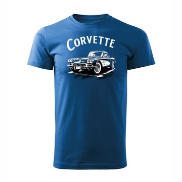Koszulka z Chevrolet Corvette dla pasjonatów amerykańskiej motoryzacji
