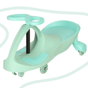 ГРАВИТАЦИОННАЯ ПОЕЗДКА НА ДЕТСКОМ АВТОМОБИЛЕ СО СВЕТЯЩИМСЯ КОЛЕСАМИ LED MINT