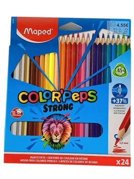 TEDI KREDKI COLORPEPS STRONG X24