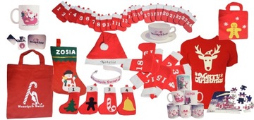 Рождественский футляр для столовых приборов Украшение рождественского подарка