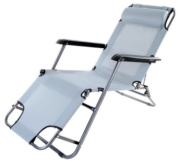 Пляжный палубная рука 2IN1 Складное садовое кресло