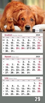 Календарь 2025, тройной 2025, микс схем, 16 схем, часть 2, настенный