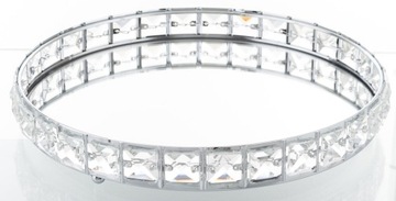 Серебряный зеркальный поднос, гламурная тарелка