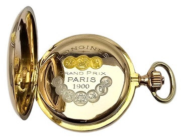 Złoty kieszonkowy LONGINES z 1902 roku