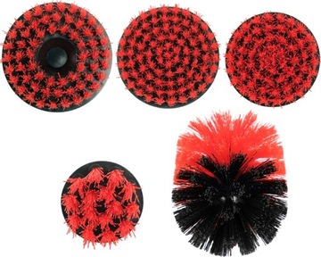 НАБОР ЩЕТКОВ YATO ДЛЯ СВЕРЛ ДЛЯ ЧИСТКИ 5шт. ШЕСТИГРАННАЯ РУЧКА YT-47777