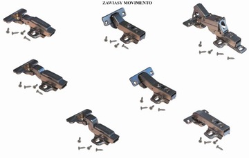 УГЛОВАЯ ПЕТЛЯ 45° MOVIMENTO SILENT CLOSE 10 шт.