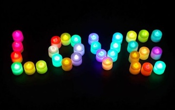 ŚWIECZKA LED TEALIGHT NA BATERIE MULTIKOLOR SMOOTH 1 SZT