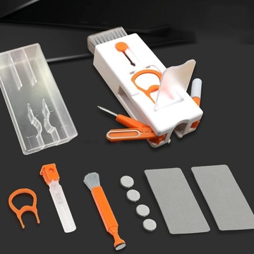 ZESTAW DO CZYSZCZENIA WIELOFUNKCYJNY 11W1 DO SMARTFON LAPTOP SŁUCHAWKI