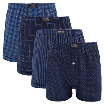 4 x MĘSKIE BOKSERKI MAJTKI LUŹNE - 3XL
