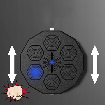 НАСТЕННЫЙ ТРЕНАЖЕР ПО БОКСУ С МУЗЫКОЙ BLUETOOTH