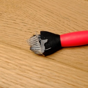 Zestaw do klejenia tacka pędzelki grzebień silikon do nakładania kleju