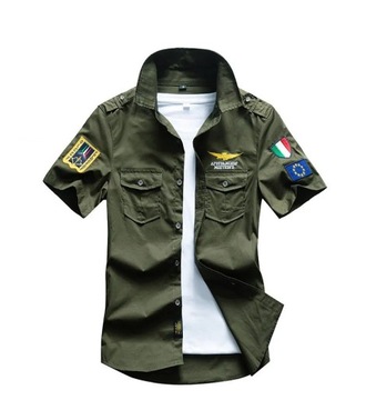 2023 summer Air Force flight casual short-sleeved
