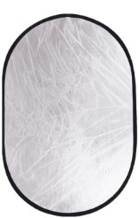 SKŁADANY OWALNY REFLEKTOR DO FOTOGRAFII 120X80CM