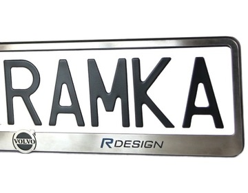 Ramka na pod rejestrację do tablic VOLVO R-DESIGN Rdesign R Design Polestar